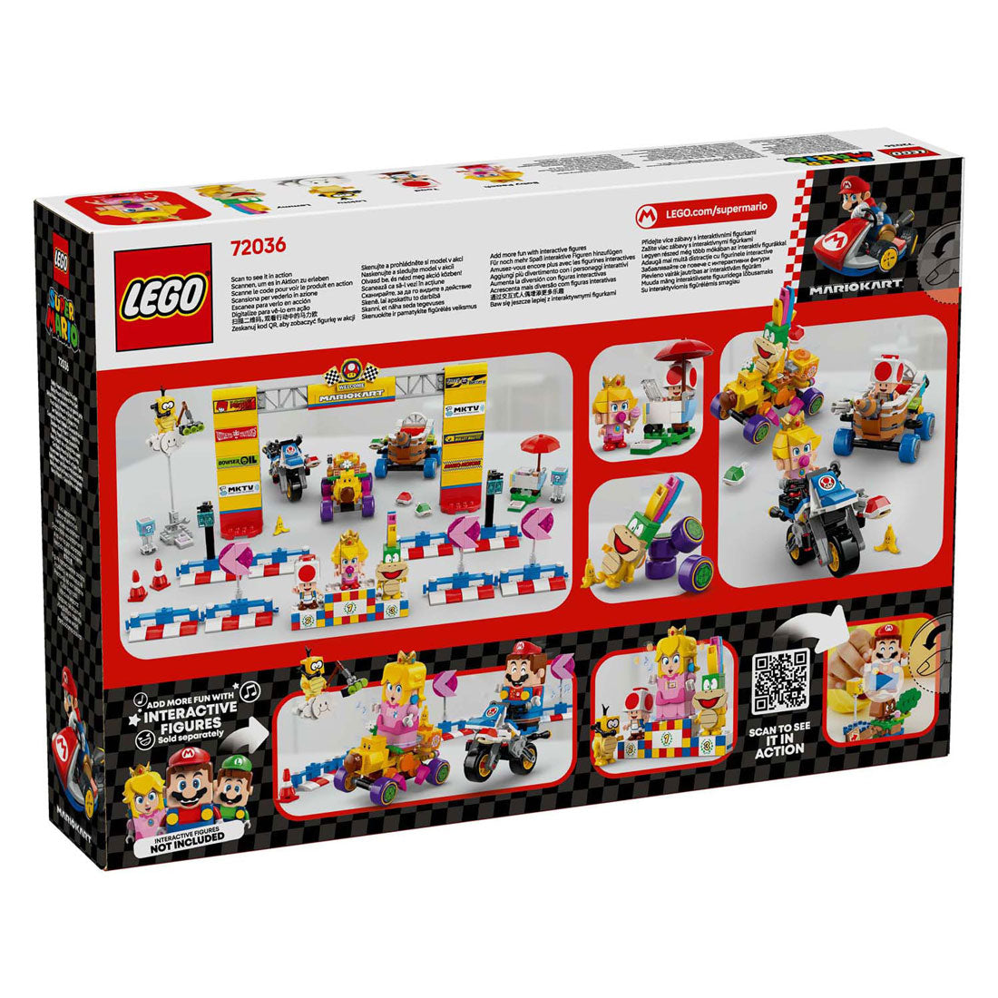 Lego Super Mario 72036 Mario Kart Baby Peach and Grand Prix Set