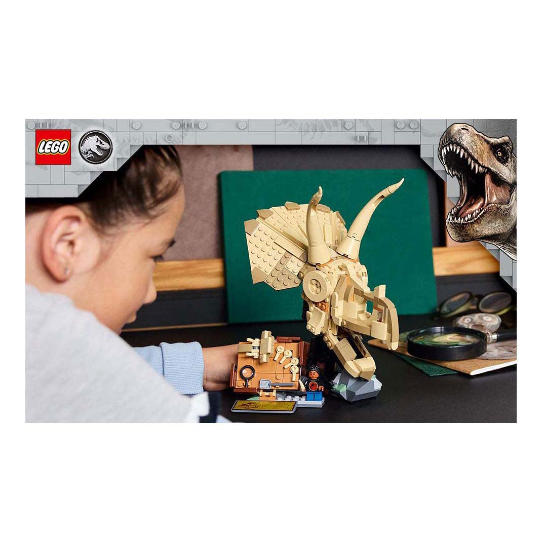 Lego Jurassic World 76969 Dinosaurus fossils: Triceratops Schedel