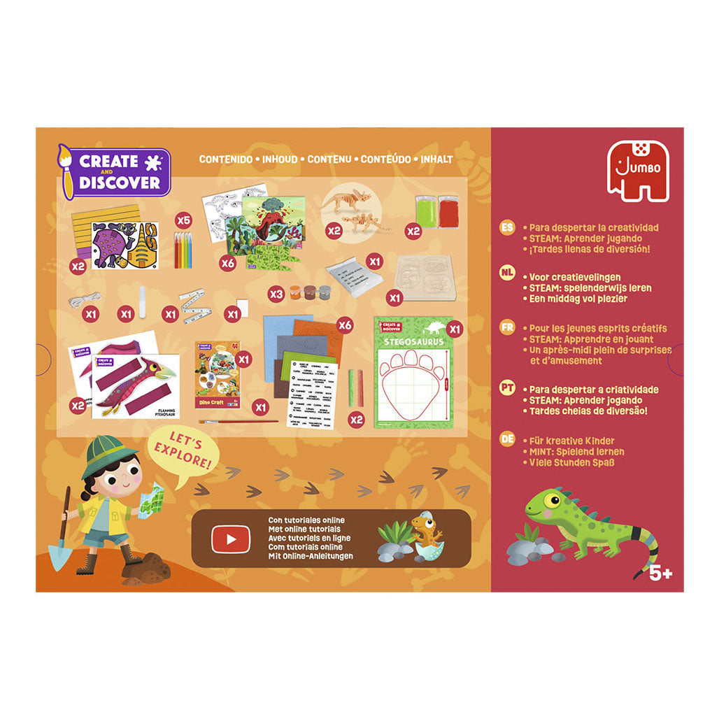 Jumbo Create Discover Dino Craft Set
