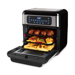 Inventum GF1200HLD mini pečica 12L 1500W črno nerjavno jeklo