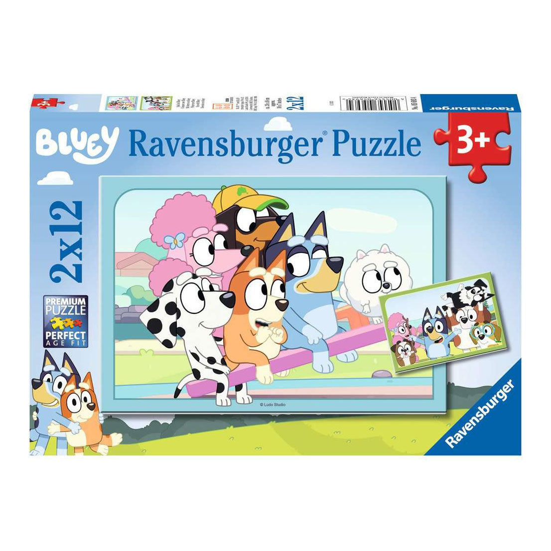 Ravensburger bloy Been Puzzle 2x12 Stécker
