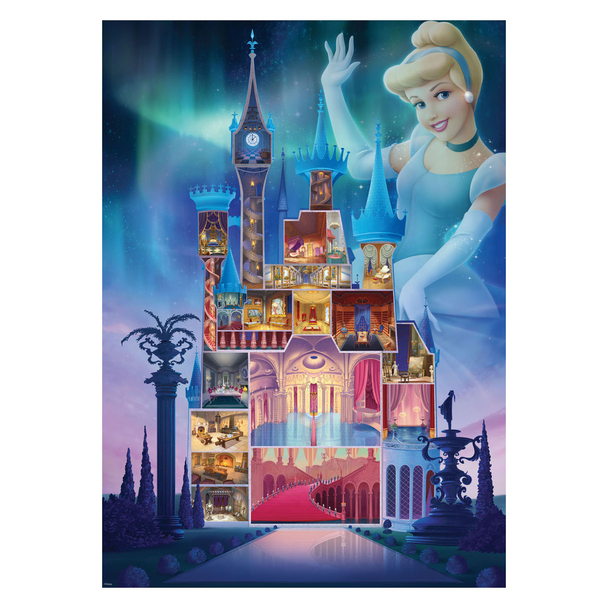 Ravensburger Castles Cendrillon Puzzle, 1000st.