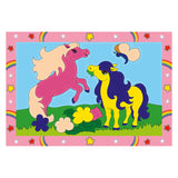 Ravensburger Creart Painting at number - jumping ponies