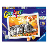Ravensburger Creart malba podle čísla - podzimní koťata