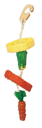 Critter's choice happy pet natural loofah hangspeelgoed