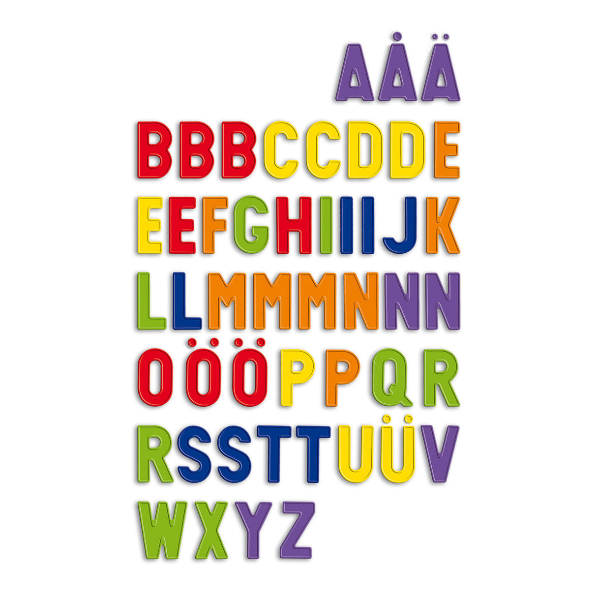 Quercetti ABC Magnen Capital Letters, 48st.
