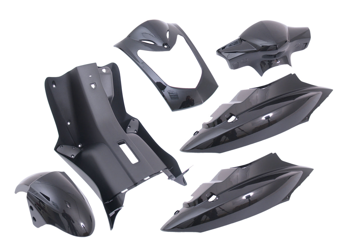 Edge Placetet Agility 10 und 12 Zoll mit 2 Personen Buddyseeat auf 1 Stück 7 -Stück Schwarz Metallic