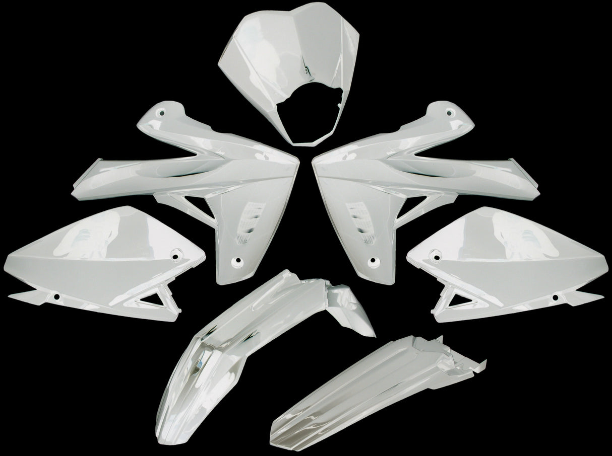 Edge Storge 7 -Piece for Rieju 50 mars SM - White