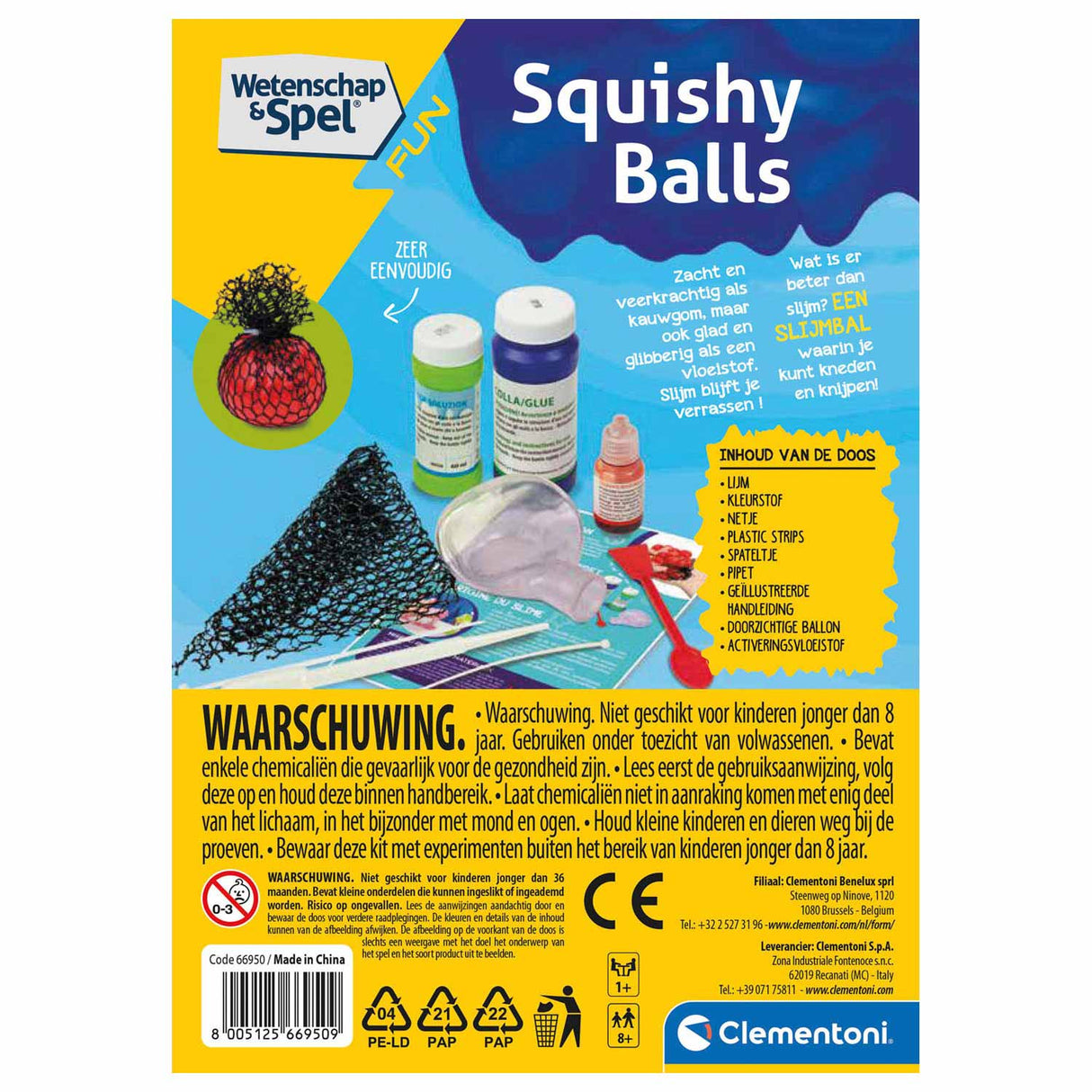 Clementoni Science Game Squishy Bal Make