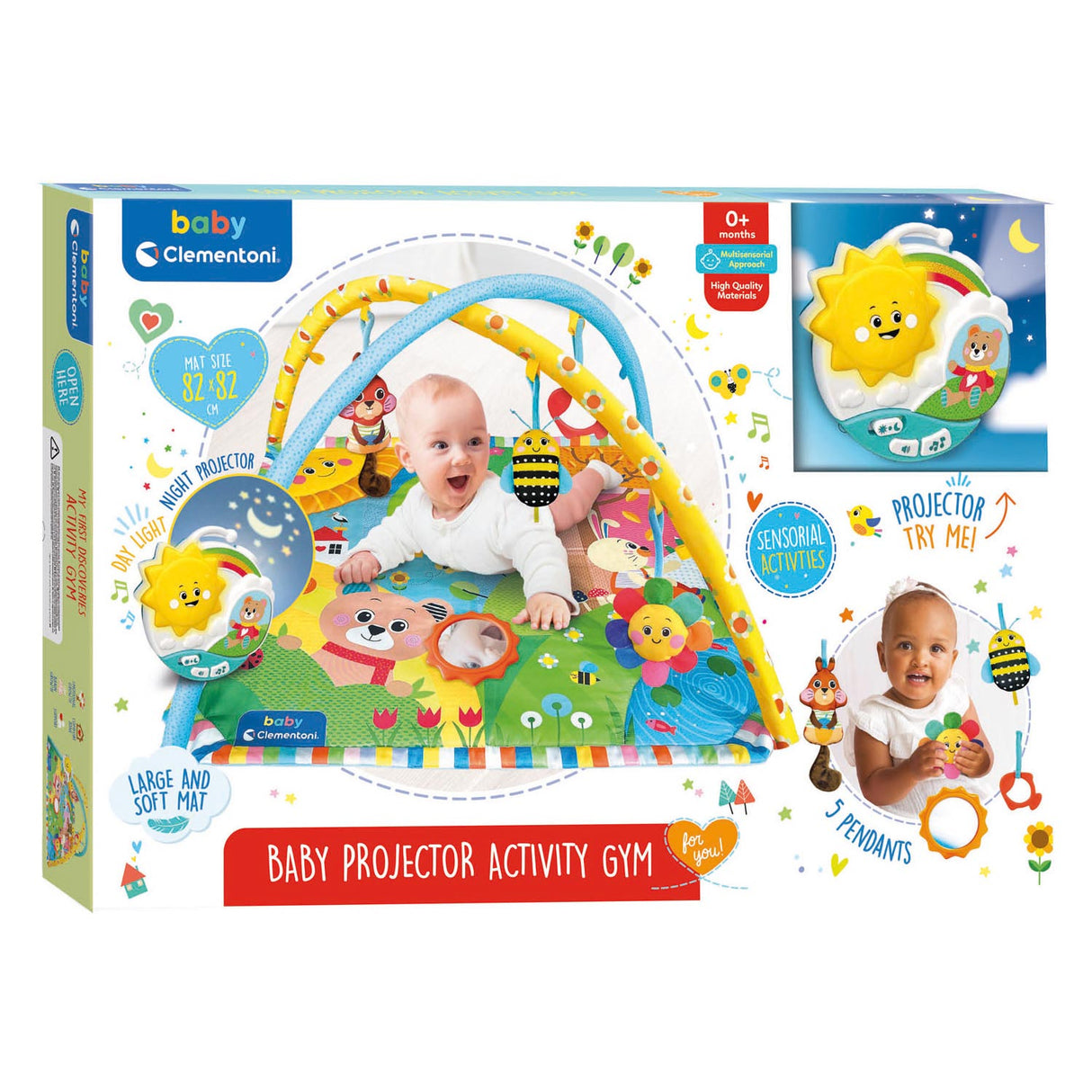 Clementoni babyaktiviteter Gym 'projektor'