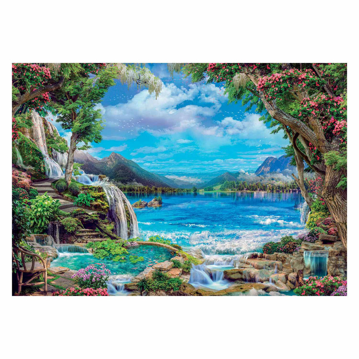 Clementoni jigsaw puzzle Paradise on Earth, 2000st.