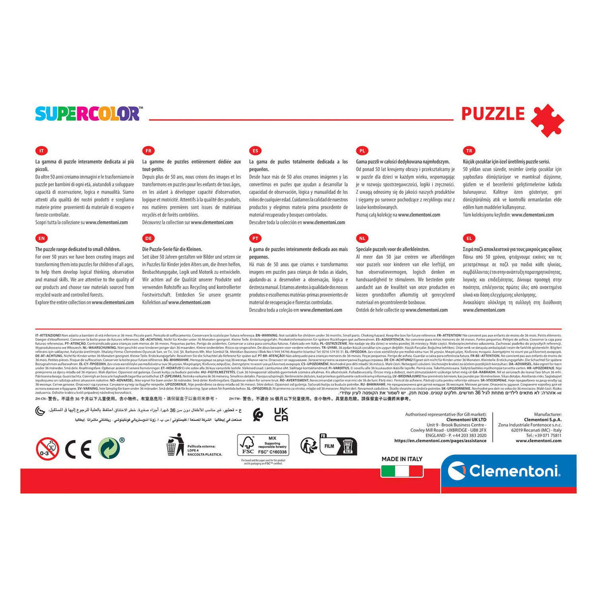 Clementoni Jigsaw Puzzle - Sonic, 104st.