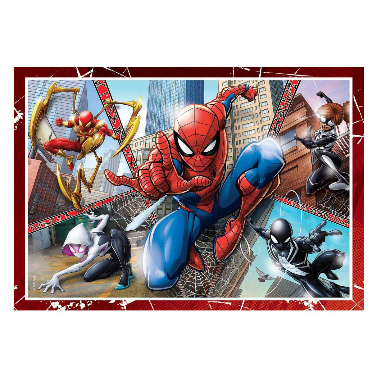 Clementoni puslespil Marvel Spiderman, 4in1