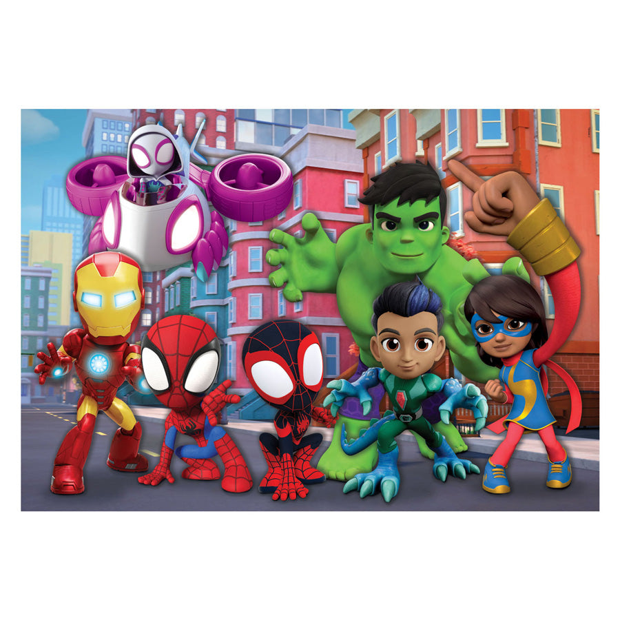 Clementoni Jigsaw Puzzle Super Color Maxi Spidey, 24e.