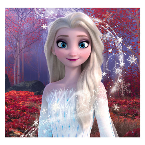 Disney LEG PUZZEL Super Color Square Frozen, 3x48st.