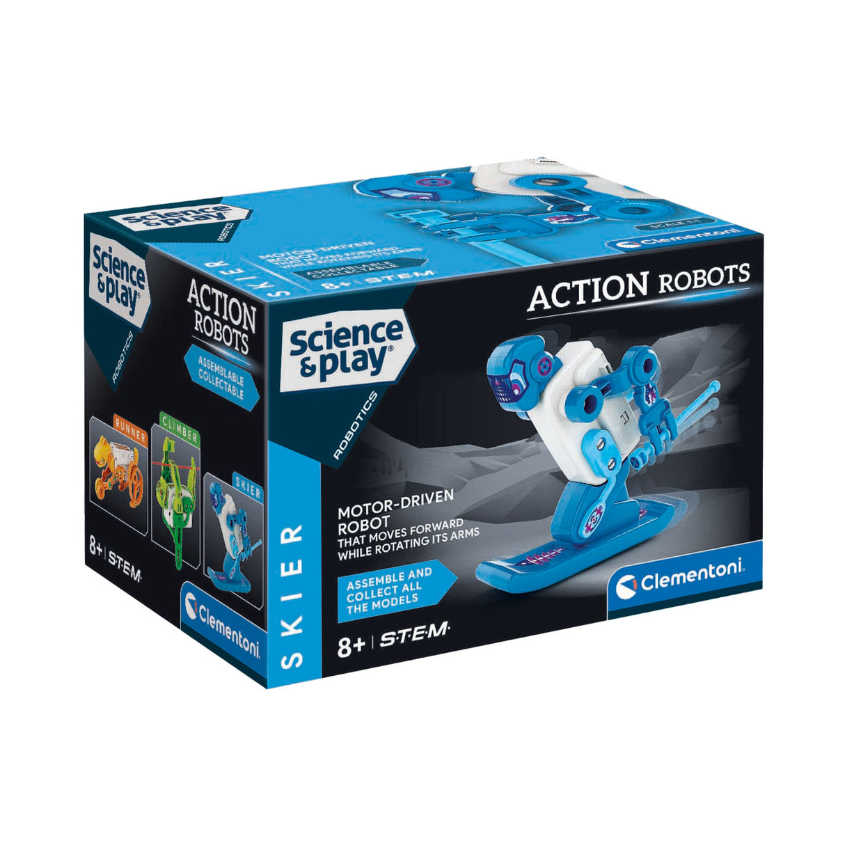Clementoni Science Game Action Robots - Narciarz