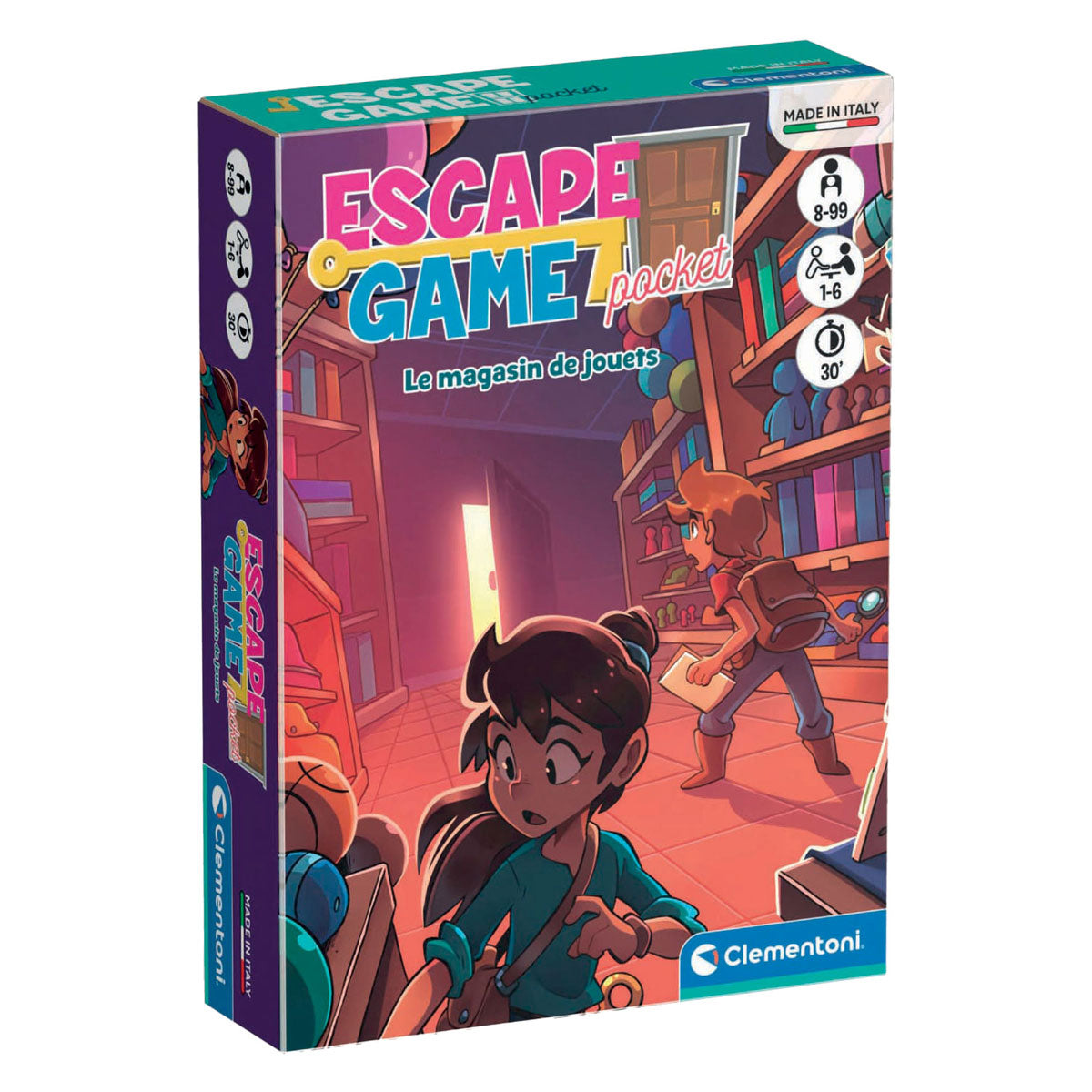Clementoni Escape Game Pocket Le Magasin de Jouets (franska)
