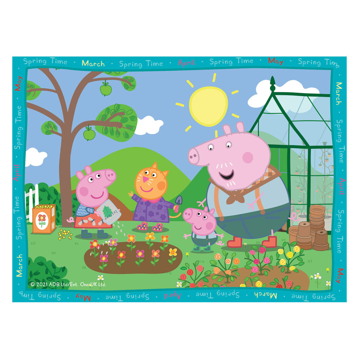 Ravensburger - Poppa Schweine Saisons Puzzle 4in1