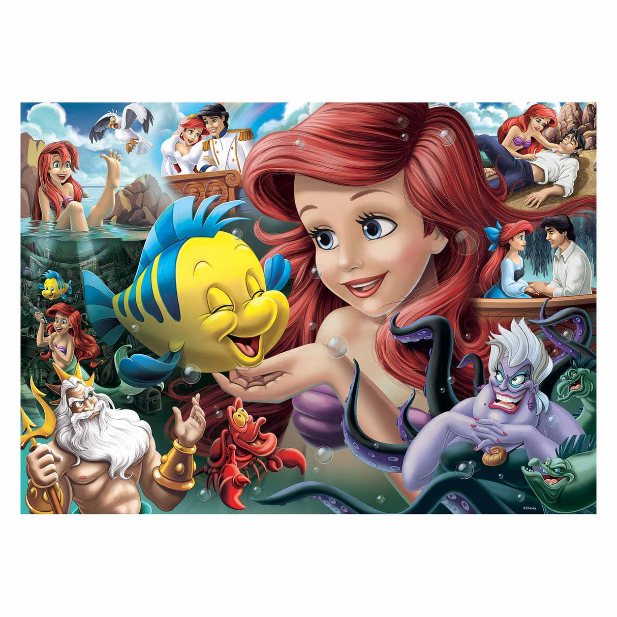 Ravensburger De Kleine Zeemermin LEGPUZZEL, 1000ST.