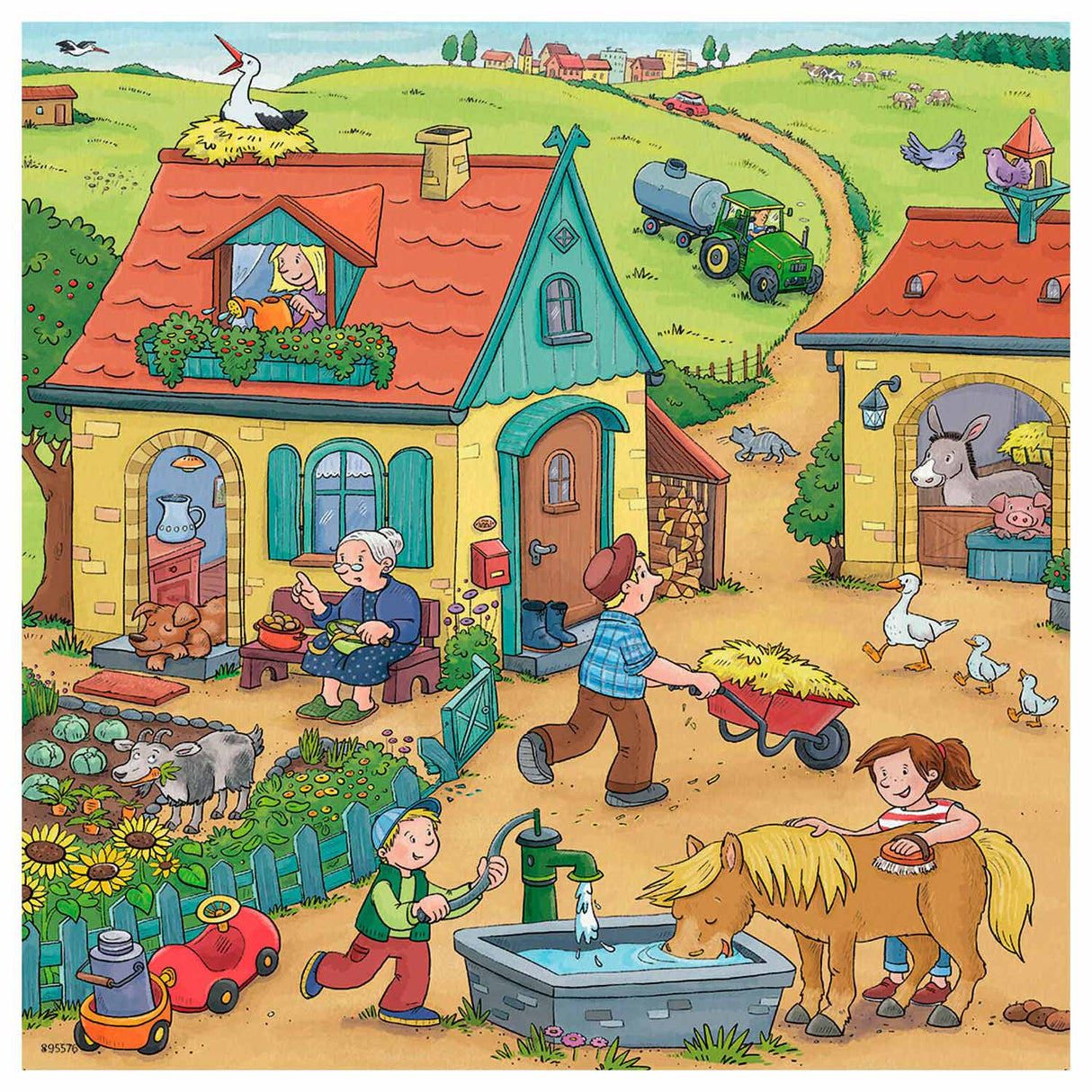 Ravensburger - på gården 3x49st.