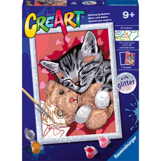 Ravensburger Creart Peace Pussy Painting by number