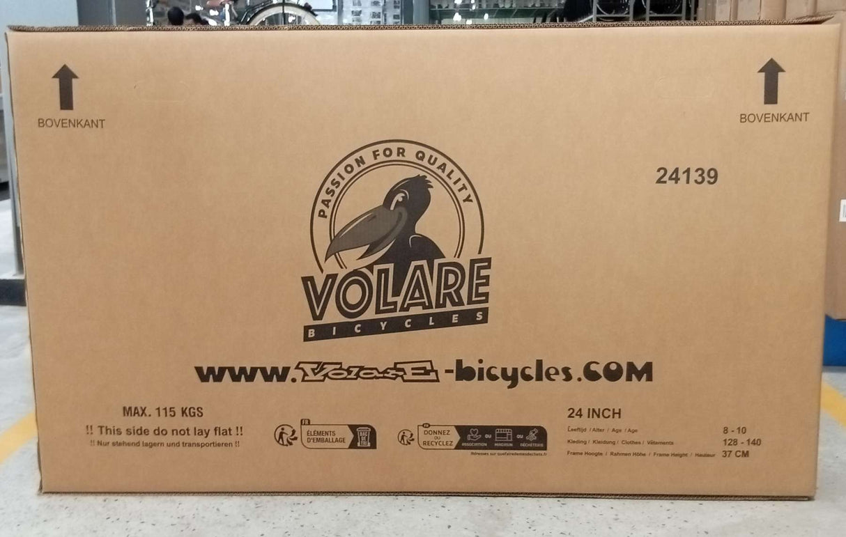 Volare utmärkt barncykel - flickor - 24 tum - grön - 3 växlar