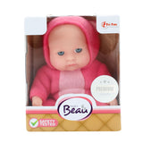 Bébé beau bébé pop avec bonnet de couchage