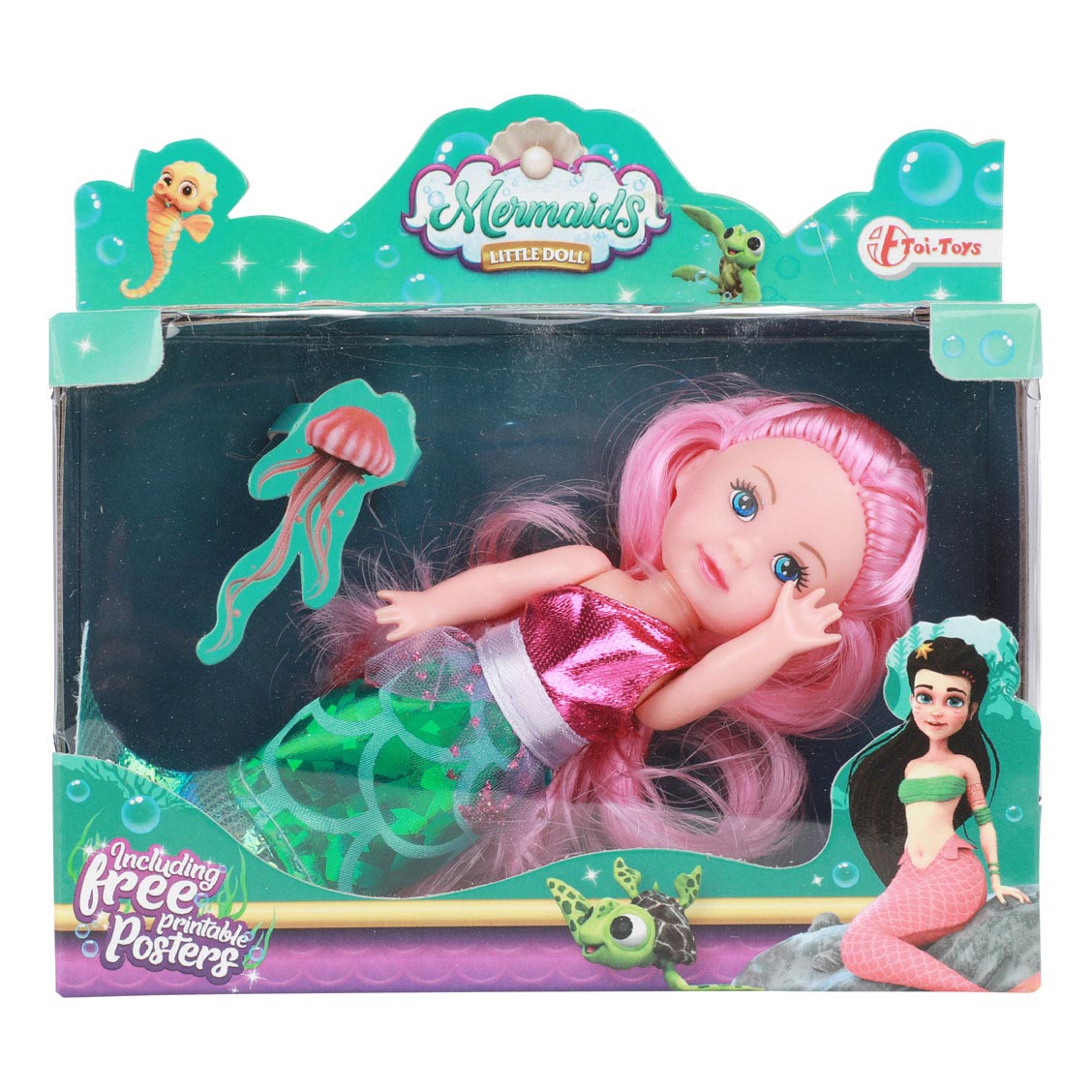 Havfruer Mermaidpop Dream Hair, 11 cm