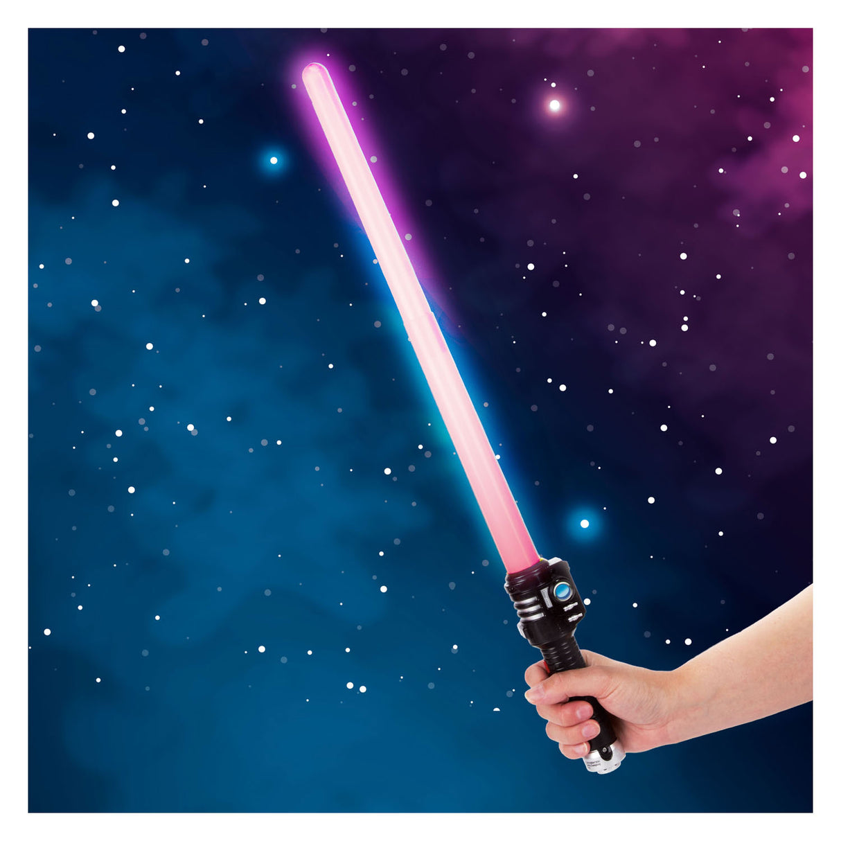 TOI-TOYS AMUNEUR Épée lumineuse extensible avec du son,