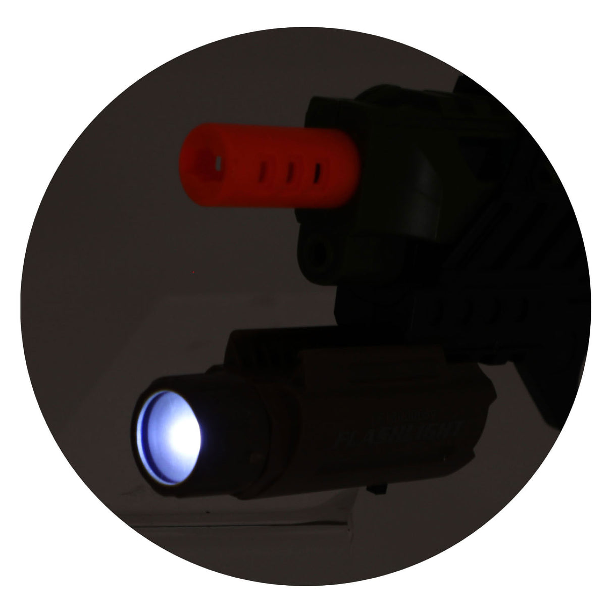 Toi-Toys Alfafox gun militarily with light and sound and flashlight