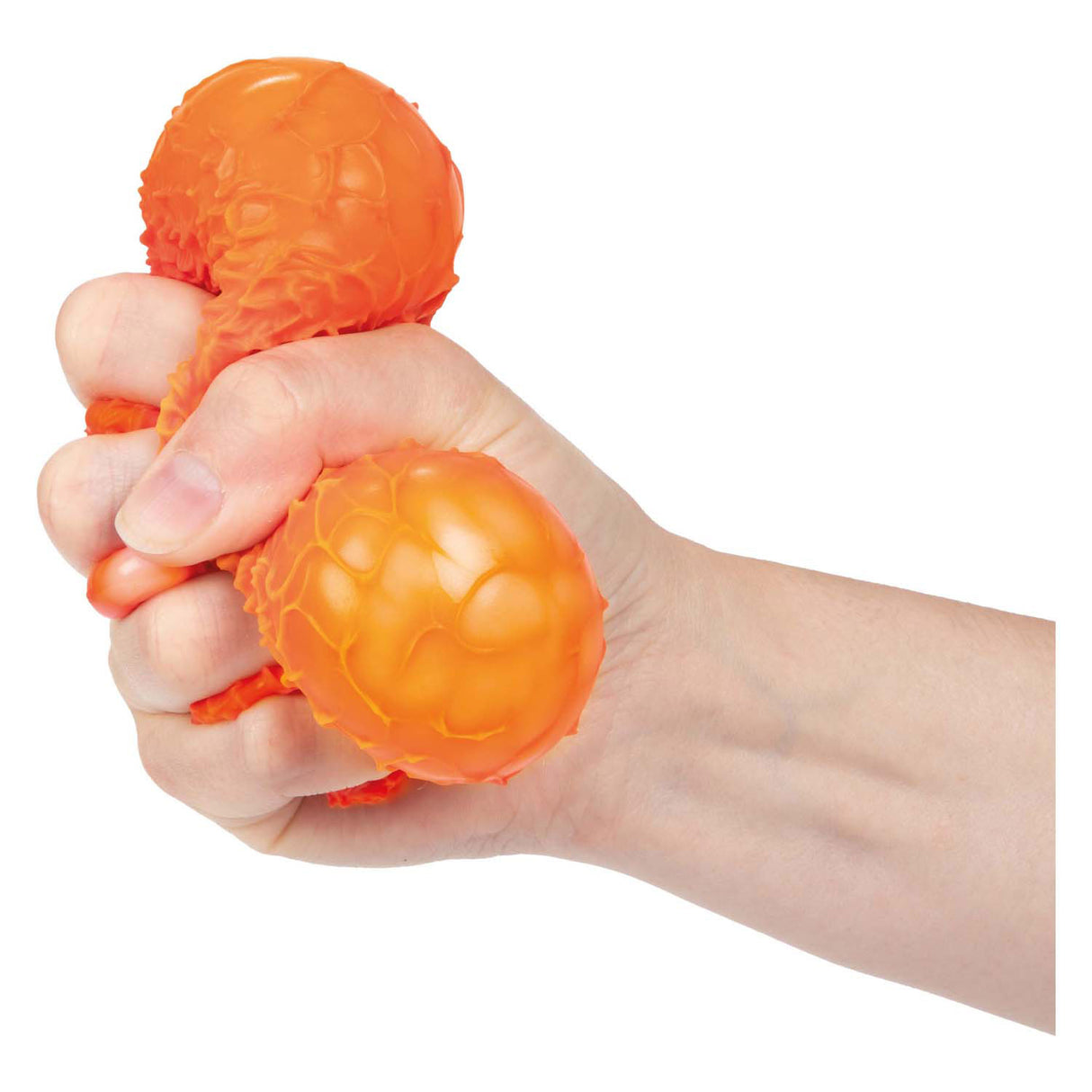 Toi-toys fun textuurknijpbal moss gevuld met foam, 8cm