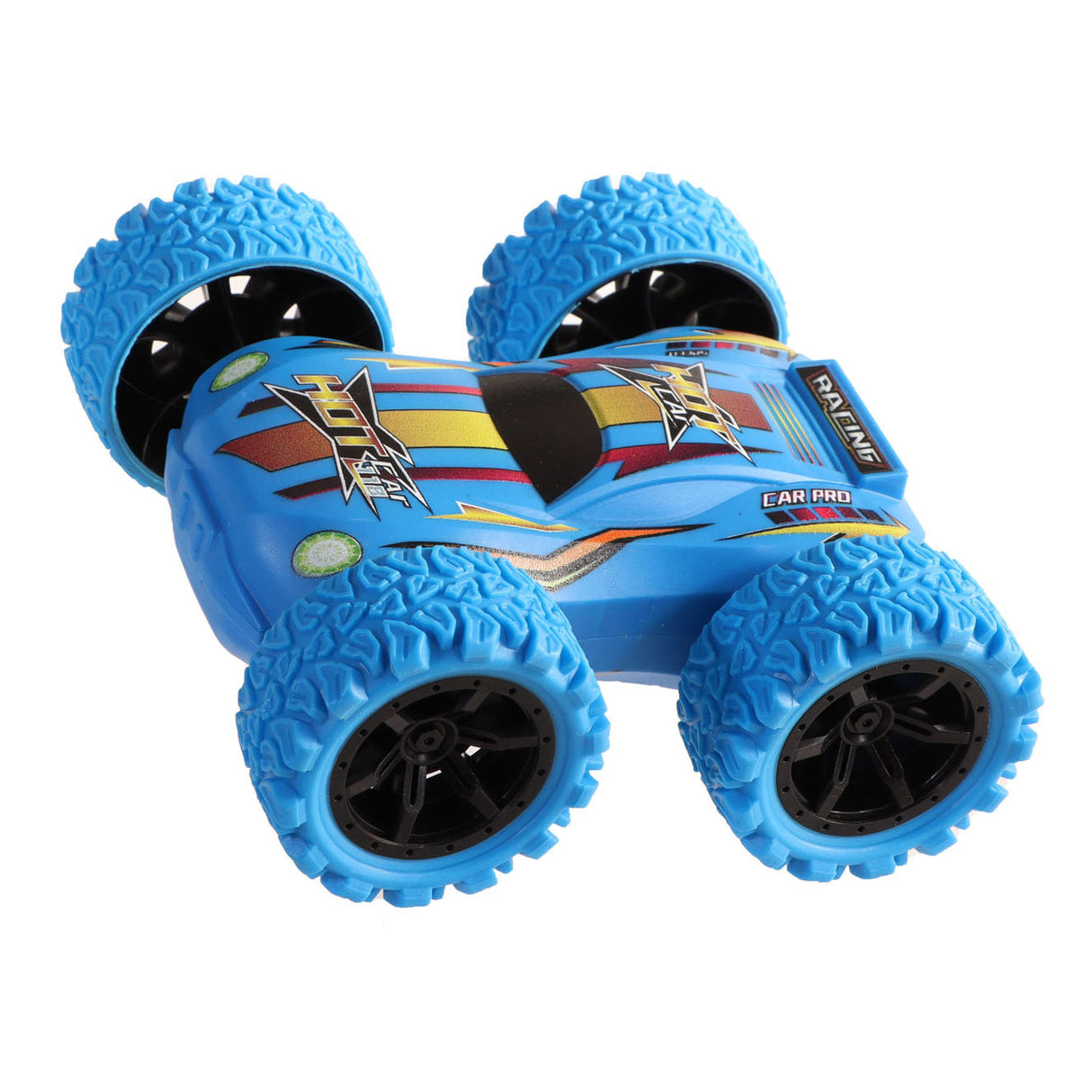JONO TOYS reversibel Stunt Auto mat Reibung, 12 cm