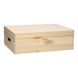 Speicherbox Rechteck Ventilabdeckung Kiefer
