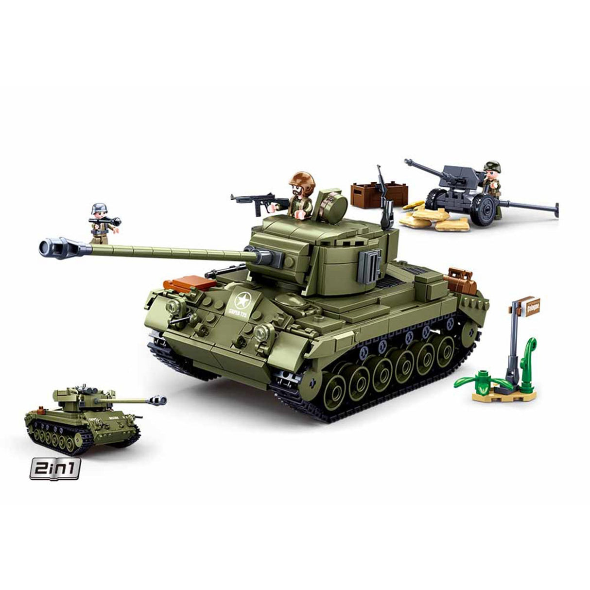 Sluban Army - Medium Tank Green