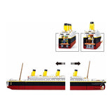 SLUBAN TITANIC extra stor bouwset, 2401dlg.