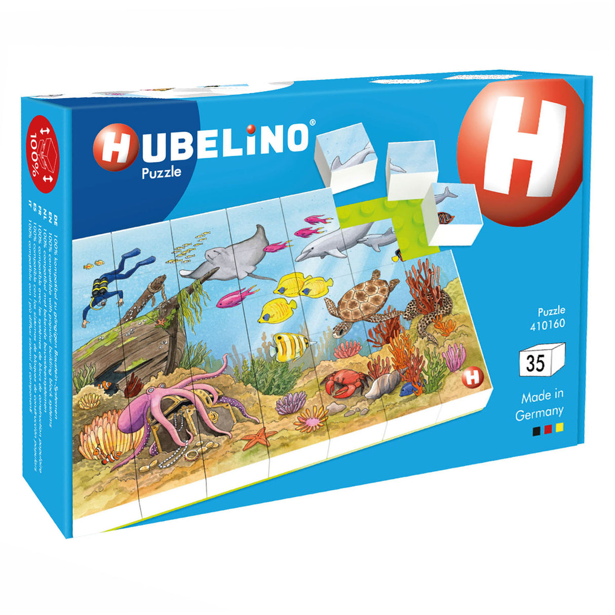 Hubelino Block Puzzle Underwater World, 35º.