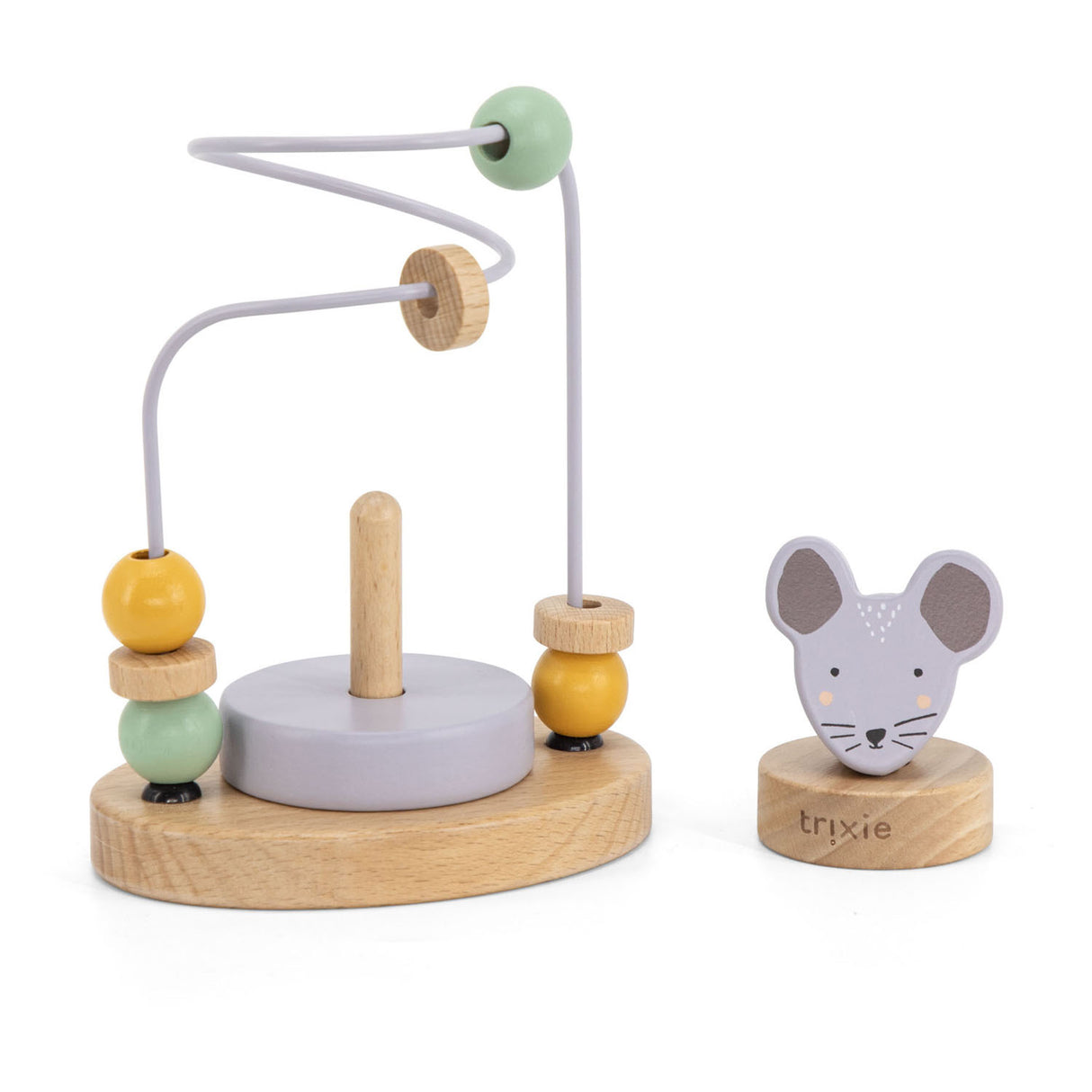 Paute à moteur en bois trixie Mme souris