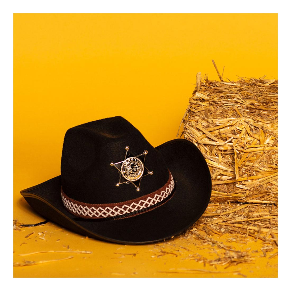Boland Kinderhut Sheriff Schwarz