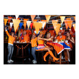 Ligne de drapeau Bleu blanc rouge orange, 10mtr.