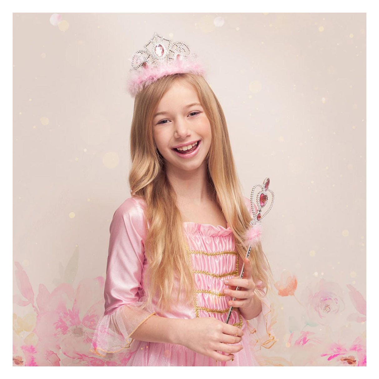 Boland Kanner Kostüm Dram Prinzessin, 7-9 Joer al