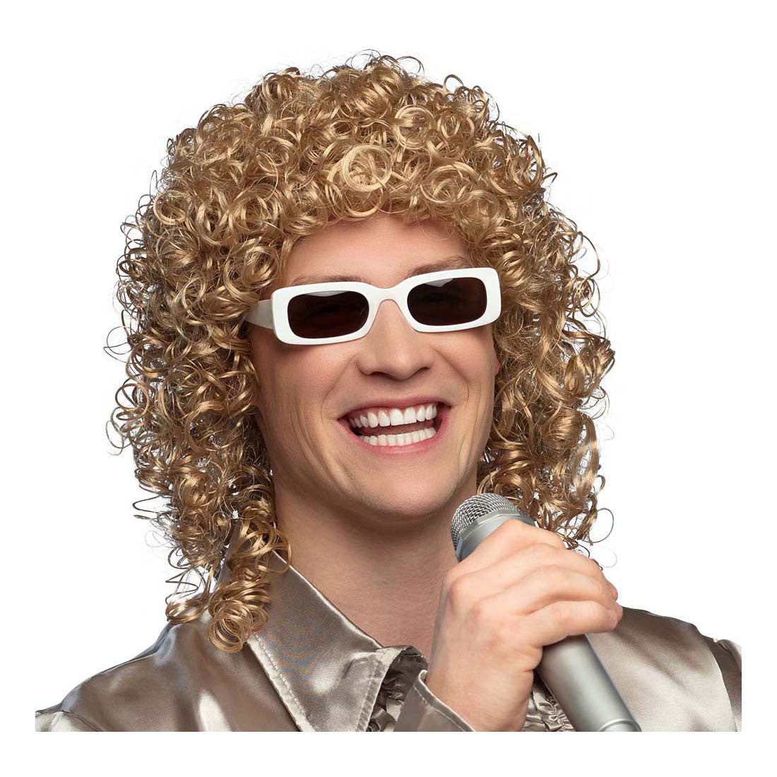 Boland -Perücke mit Brille