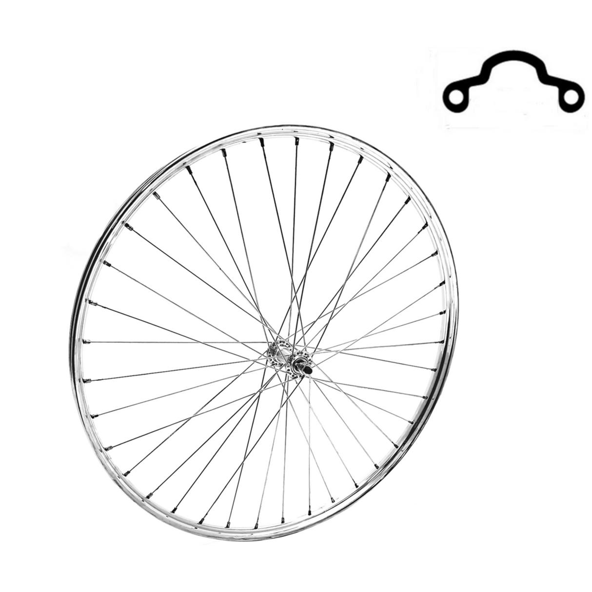 Ruota anteriore 28x1 1 2