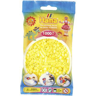Hama iron beads 1000 pieces yellow pastel