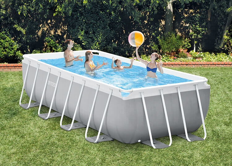 Intex Prism Frame Swimming Pool 488 x 244 x 107 cm Rektangulär pool