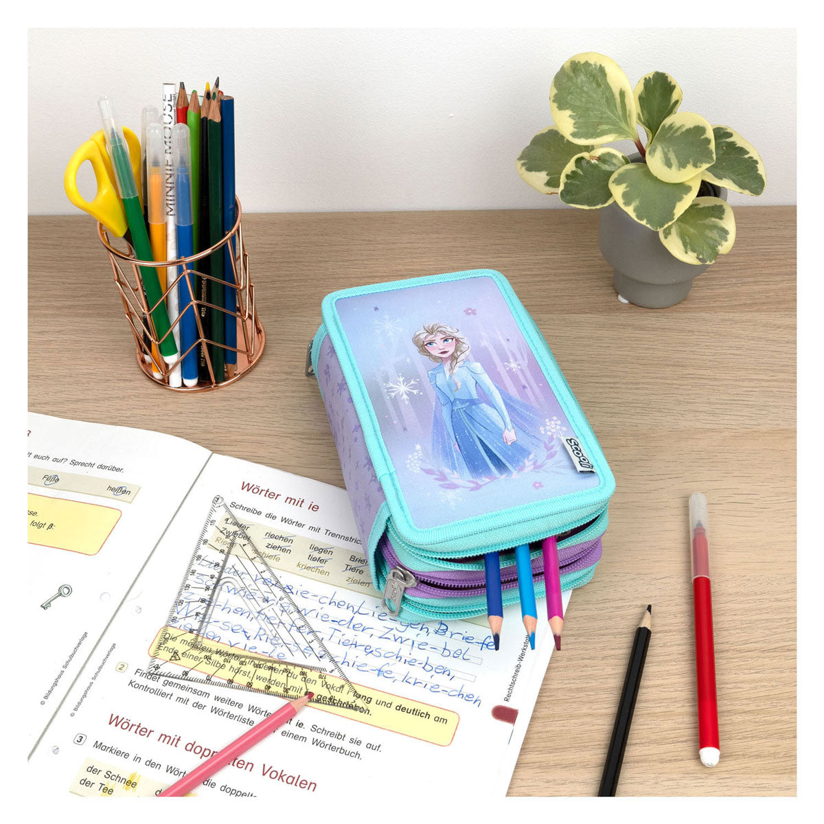 Pocke de 3 sections sous-couvertures congelées Disney Frozen