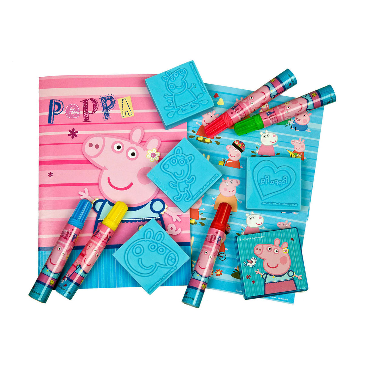 Undercover Mega Stamp and Color Set Peppa Pig