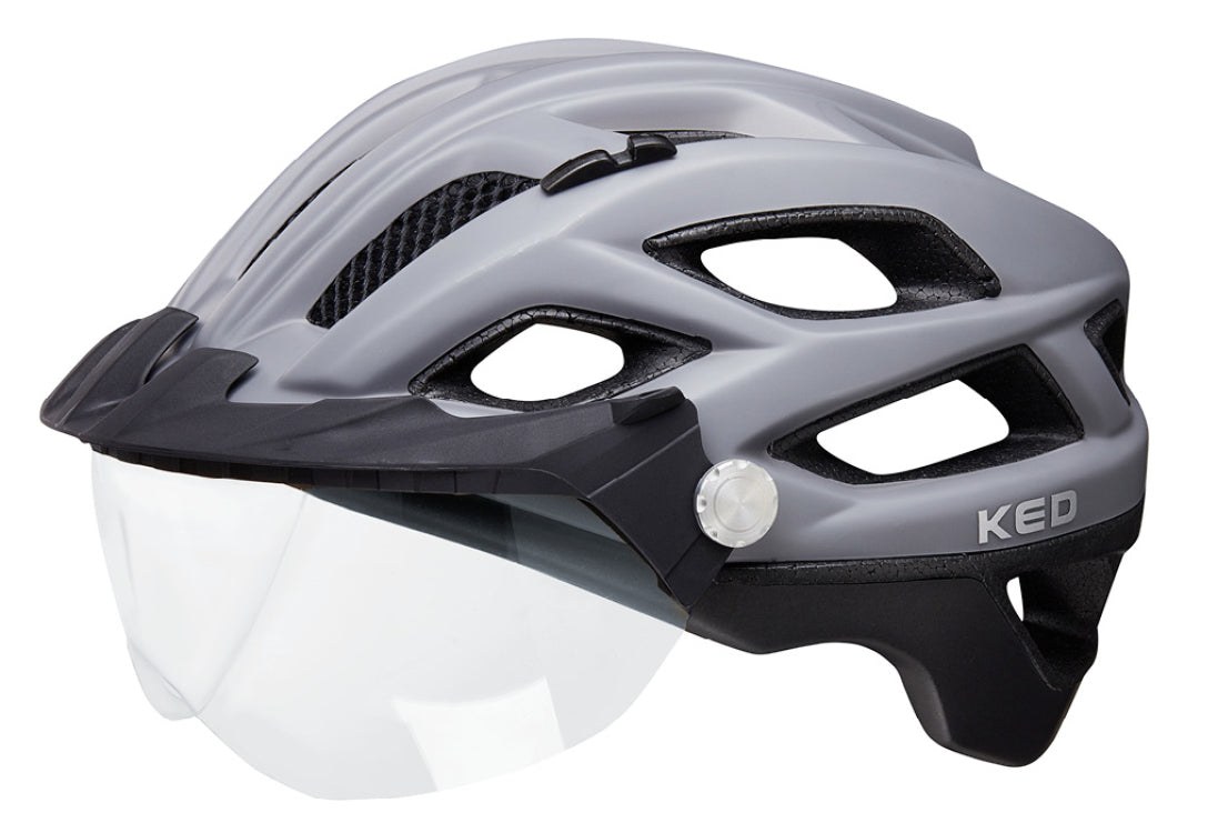 Ked cykelhjelm covis lite m (52-58 cm) grå sort mat