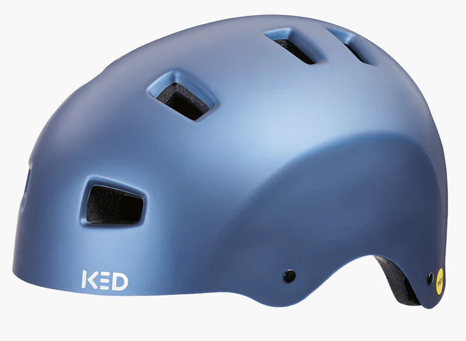 Cykelhjelm Ked Citro L (57-62 cm) - Blå metallisk Matt
