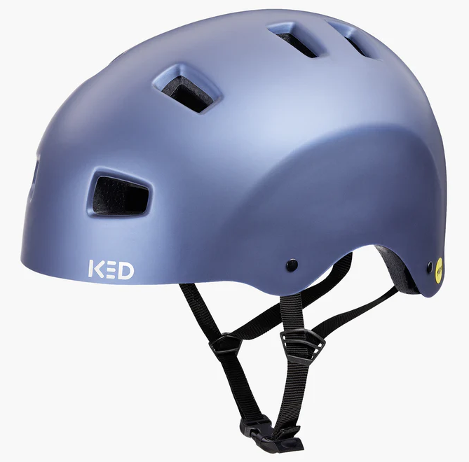 Cykelhjelm Ked Citro L (57-62 cm) - Blå metallisk Matt