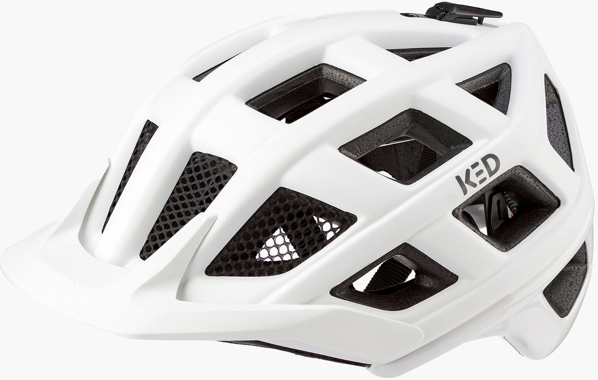 Gepaart Vëlo Helm Crom m 52-58 cm - Wäiss Matot